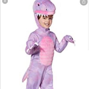 Purple dinosaur costume